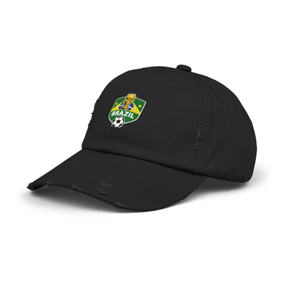 Brazil World Cup Distressed Cap