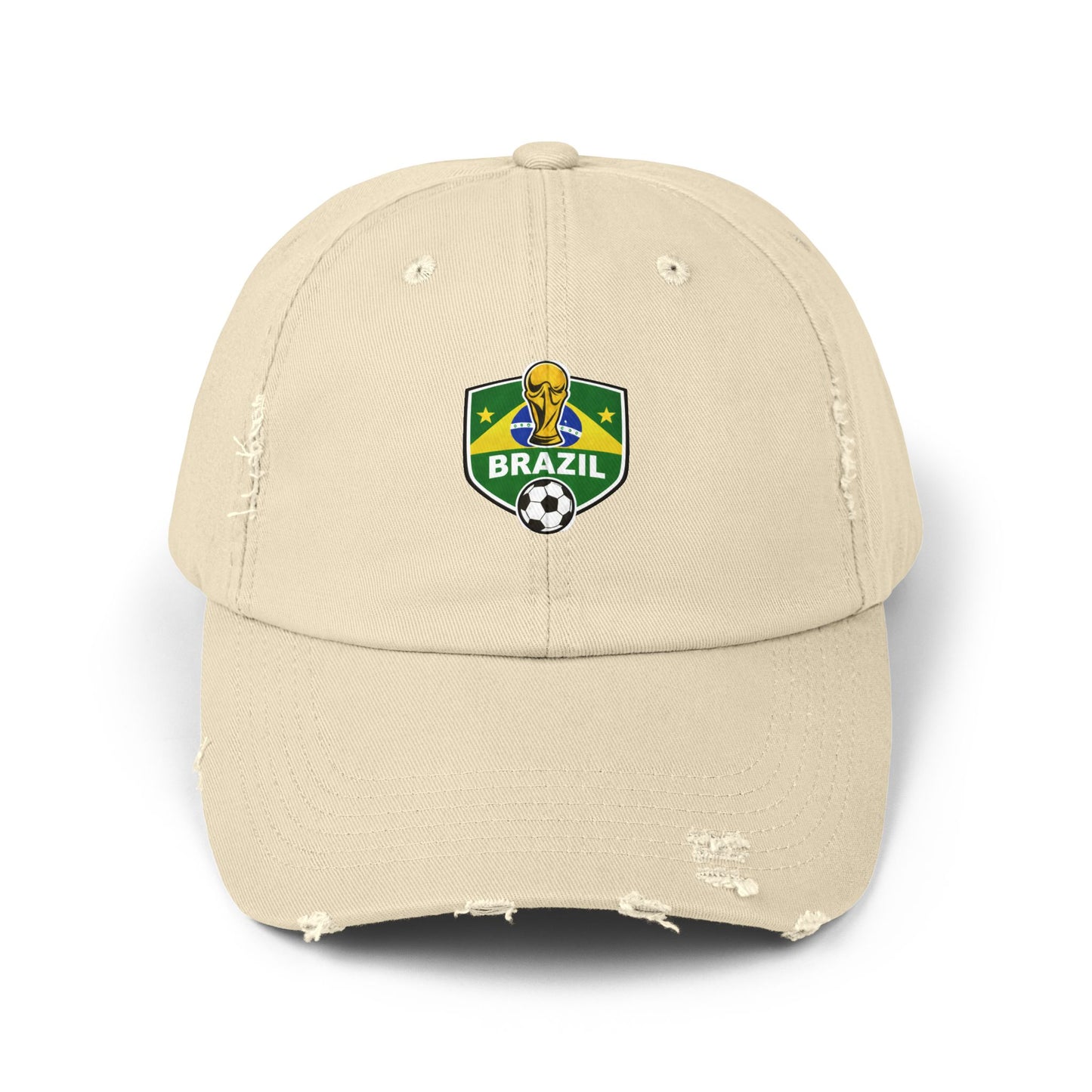 Brazil World Cup Distressed Cap