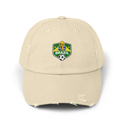 Brazil World Cup Distressed Cap