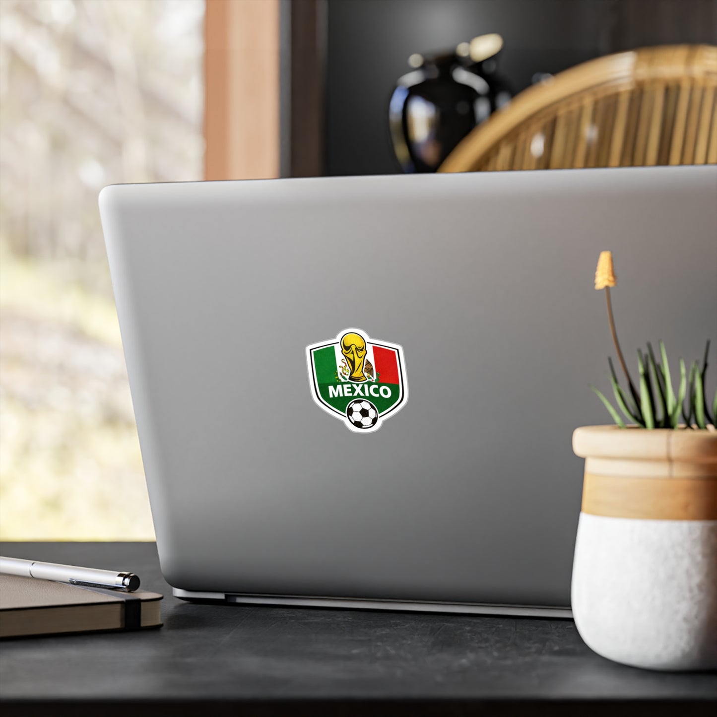 Mexico Soccer Crest Vinyl Decal — Kiss-Cut Sticker
