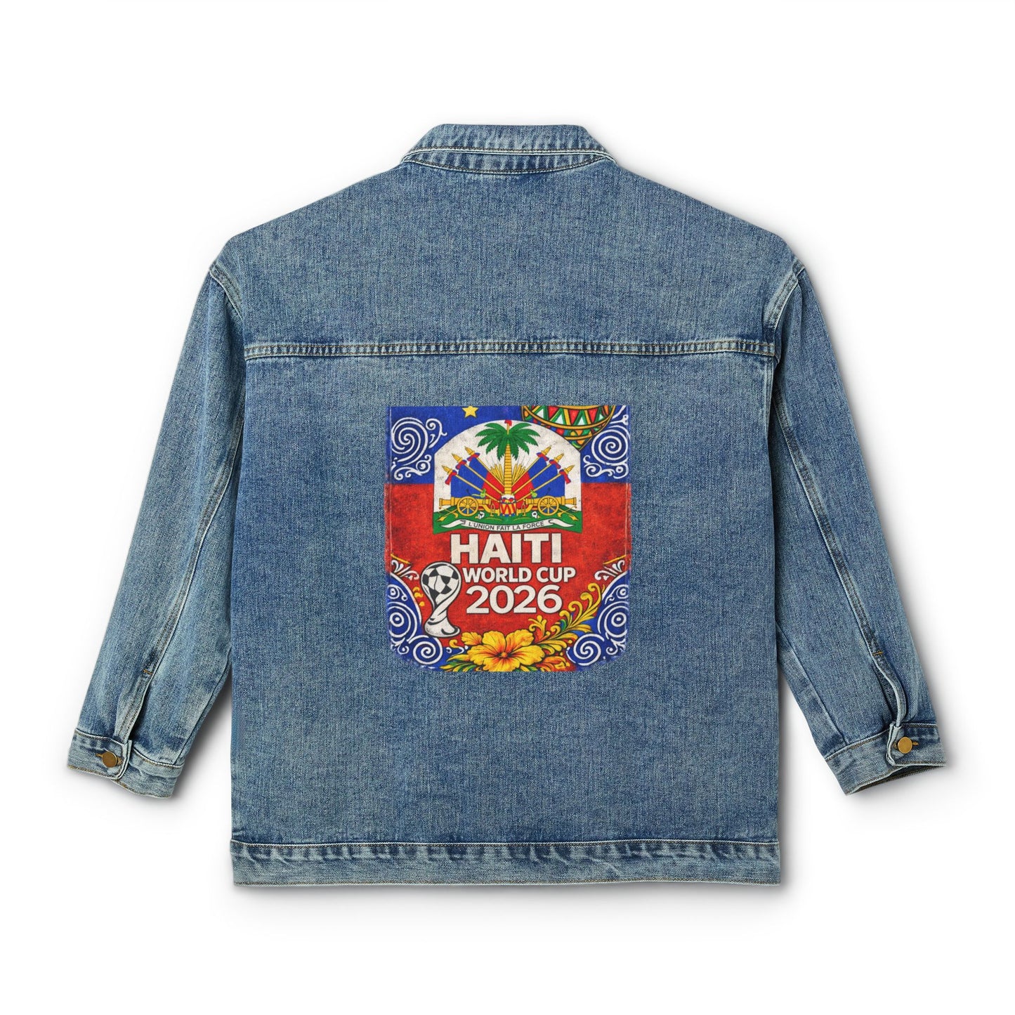 Haiti World Cup 2026 Denim Jacket — Women's Soccer Fan Jacket