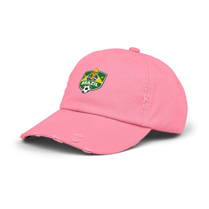 Brazil World Cup Distressed Cap