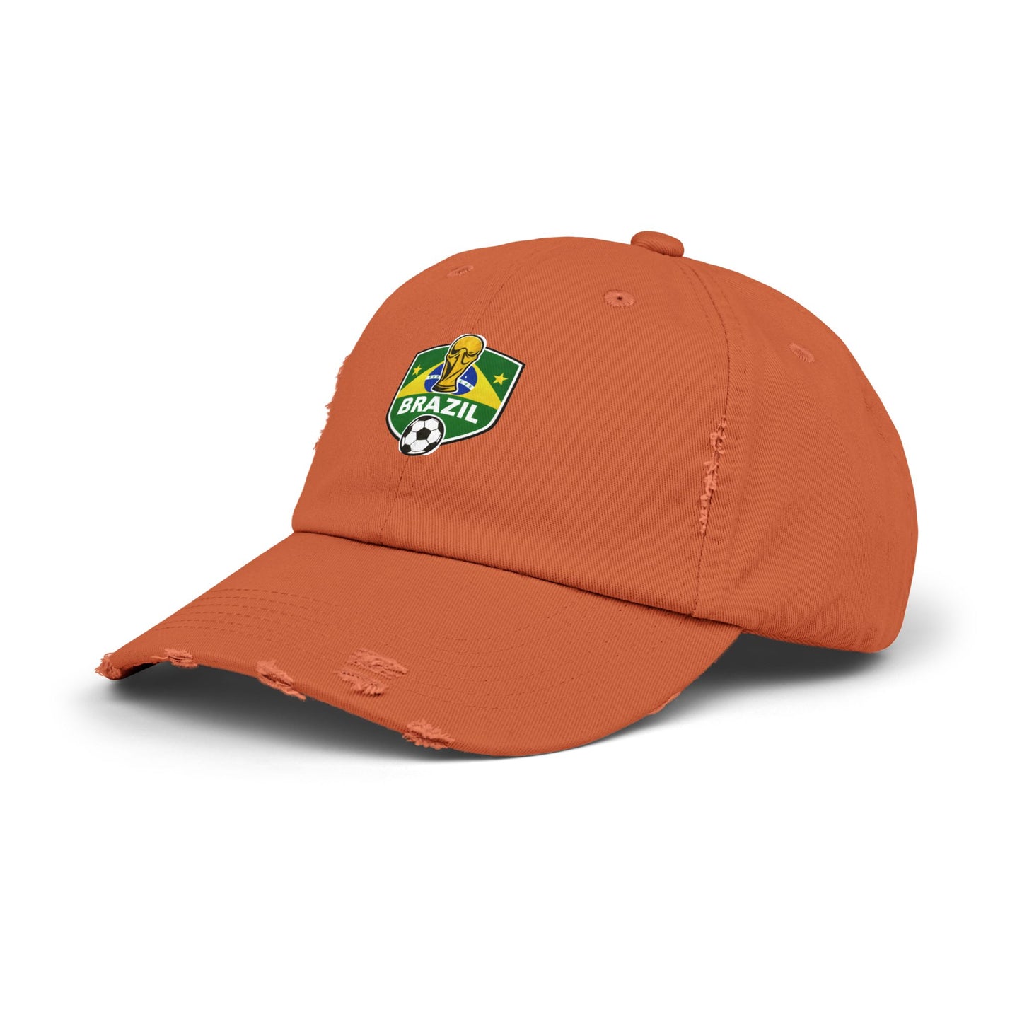 Brazil World Cup Distressed Cap