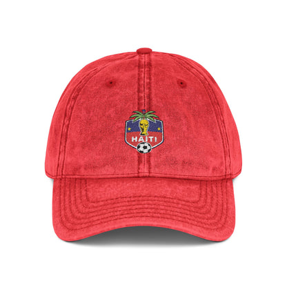 Embroidered Haiti World Cup Vintage Cap 1804