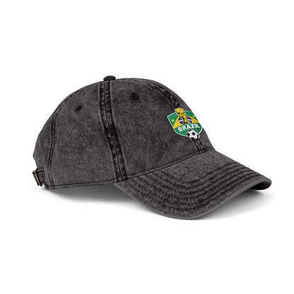 Embroidered Brazil World Cup Vintage Cap