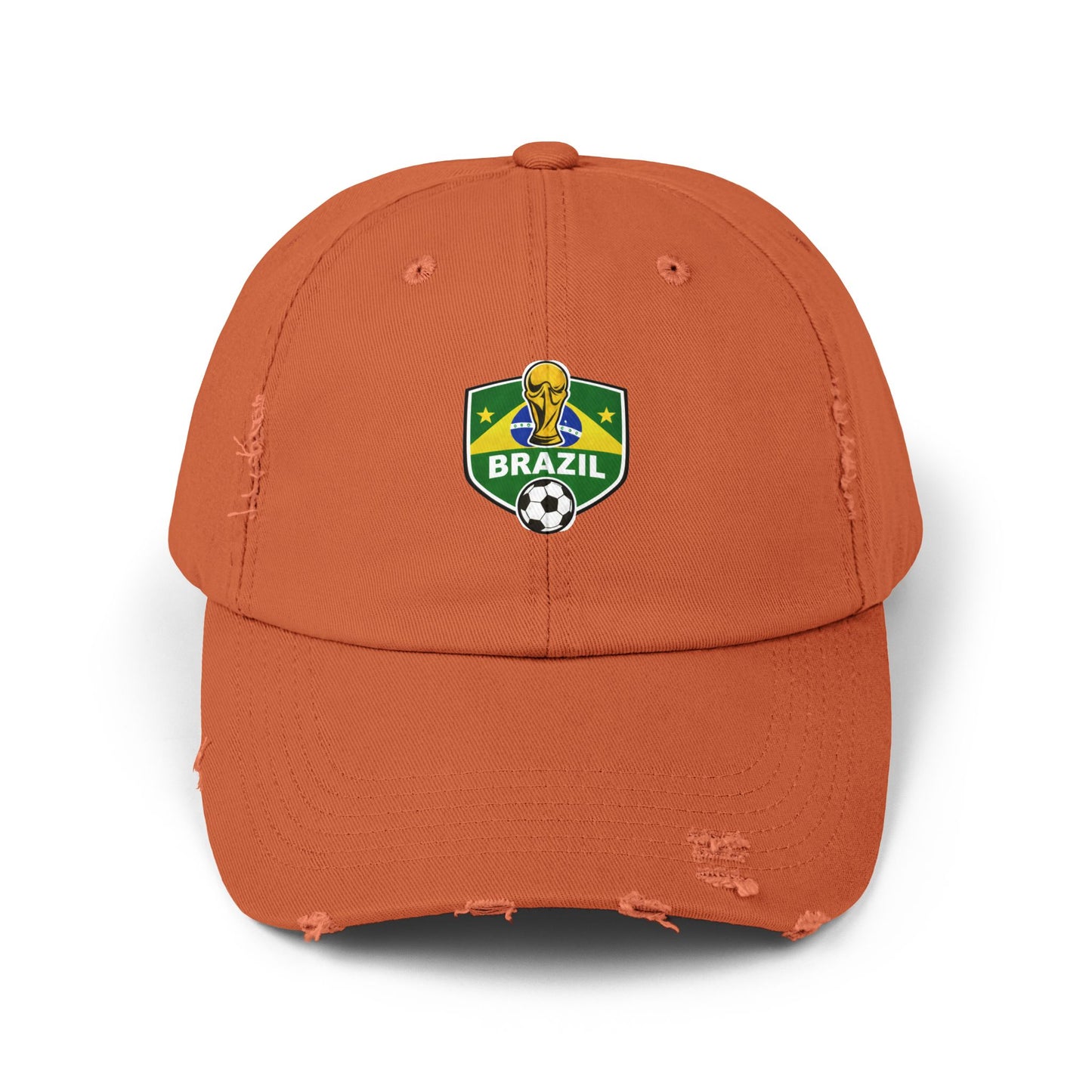 Brazil World Cup Distressed Cap