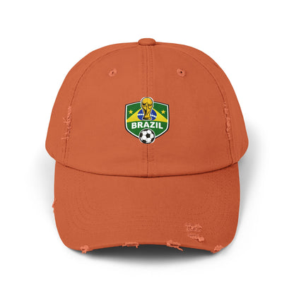 Brazil World Cup Distressed Cap