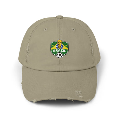 Brazil World Cup Distressed Cap