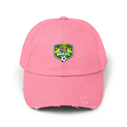Brazil World Cup Distressed Cap