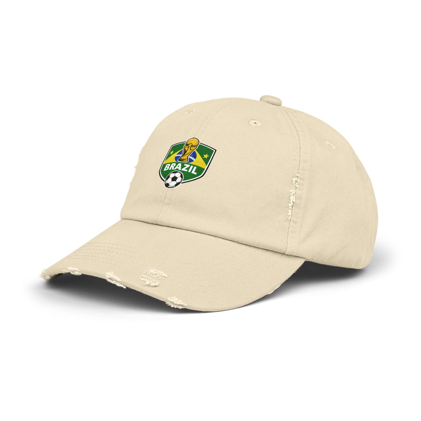 Brazil World Cup Distressed Cap