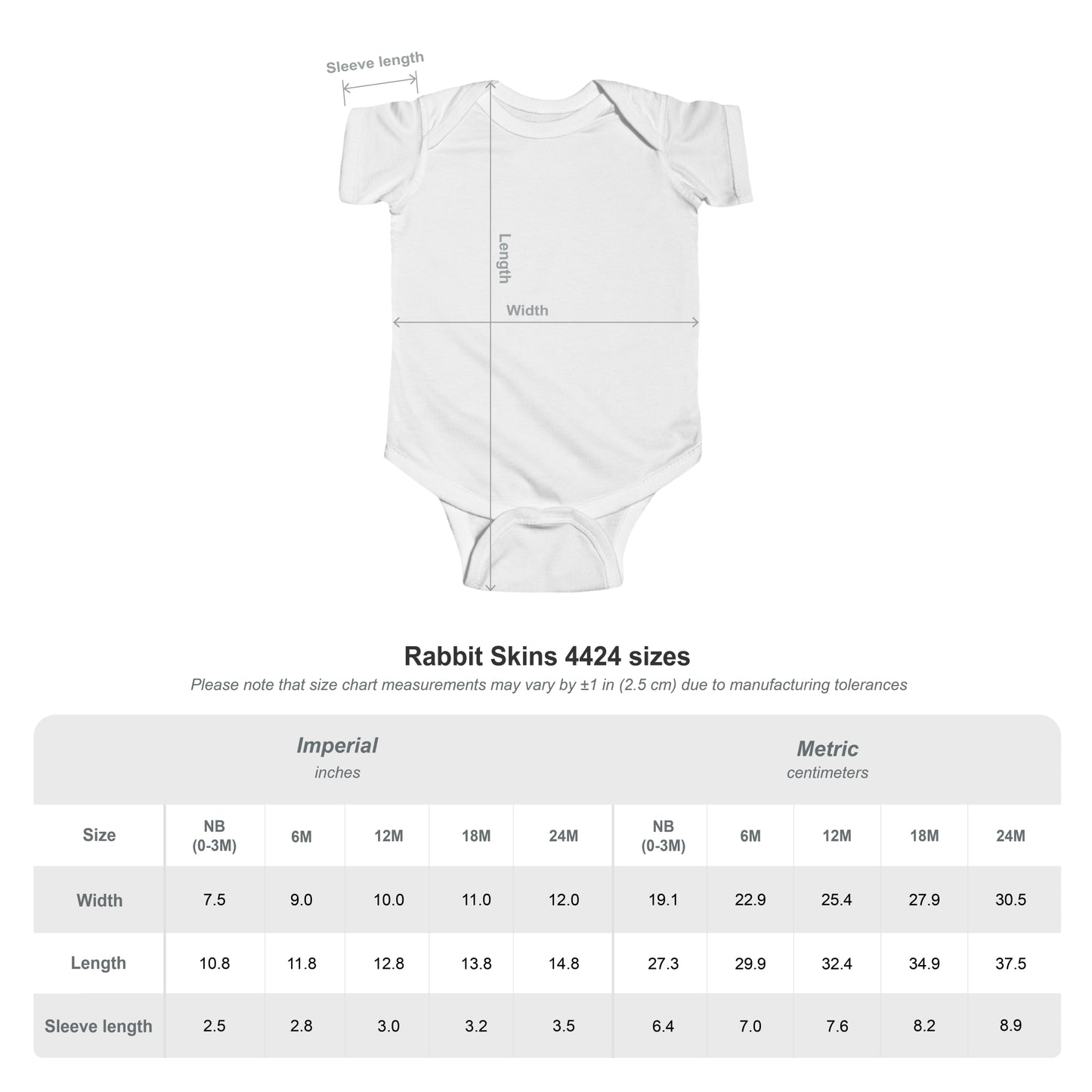 The BOLD Infant Bodysuit by Lespri Atis