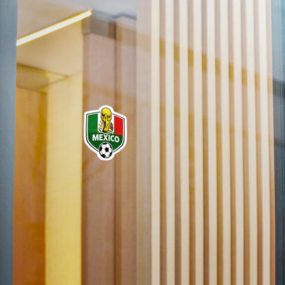 Mexico Soccer Crest Vinyl Decal — Kiss-Cut Sticker