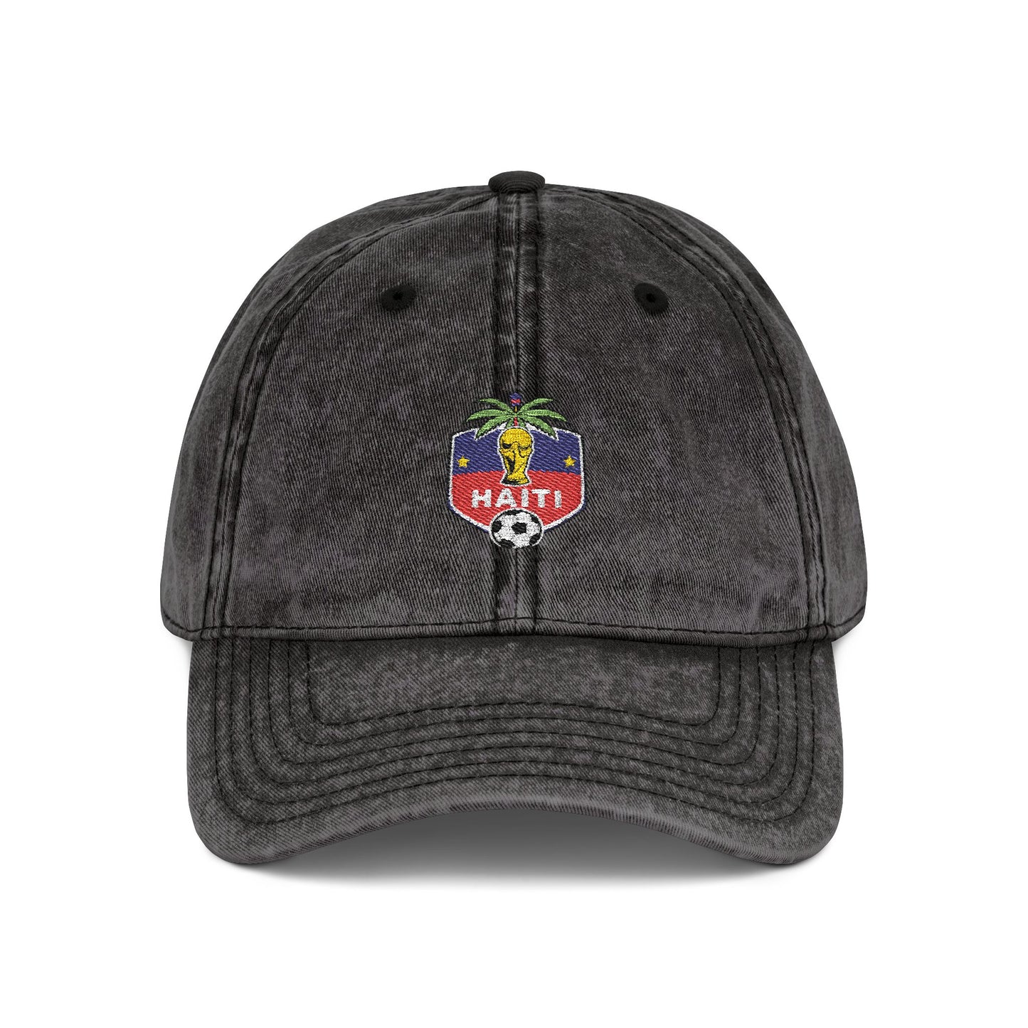 Embroidered Haiti World Cup Vintage Cap 1804