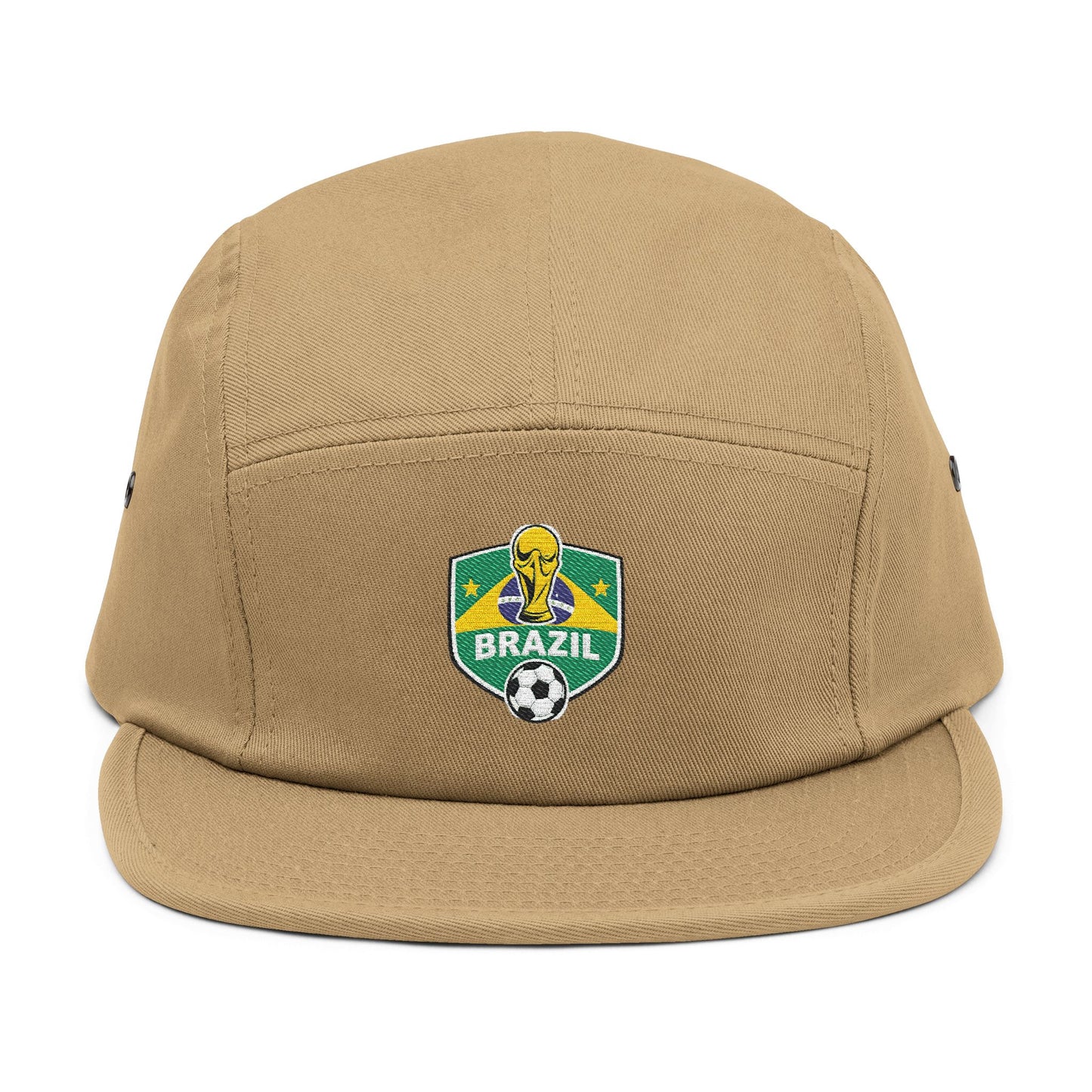 Brazil World Cup Embroidered 5-Panel Cap